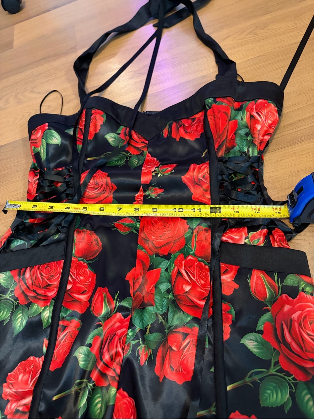 SUGAR THRIILLZ✨DOLLS KILL ROSE ROMPER - Picture 10 of 10
